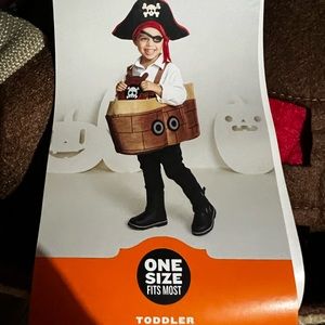 Pirates Jumpsuit and Hat Halloween Costume Brand New w/ Tags